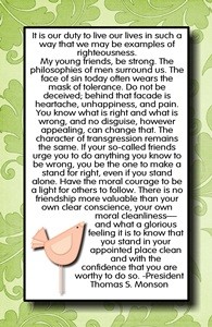 Lesson 21 A Righteous Example Influences Others sm